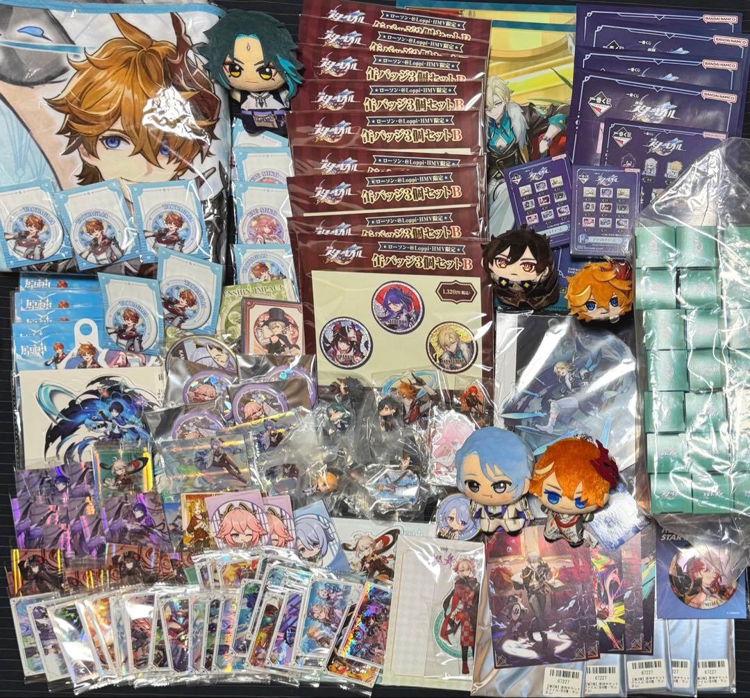 原神　崩壊スターレイル　グッズ