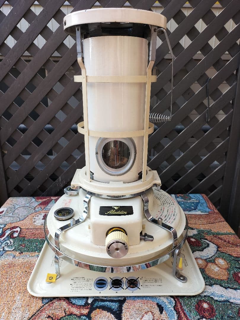 アラジン。純正芯交換済。メンテナンス済。取説付。ベージュD