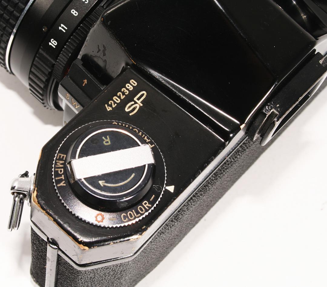 【完動品】PENTAX SP ブラック& 55mm F1.8 美品レンズ