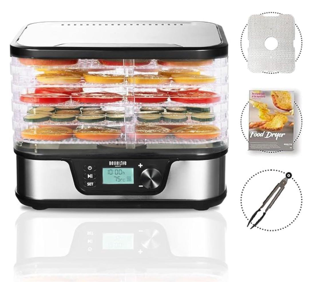 Bellelife フードドライヤー　ブラック　大容量　未使用品