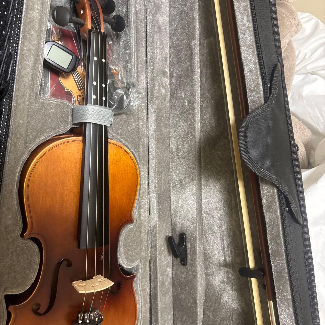 バイオリン ブラウン 4弦 ケース付き