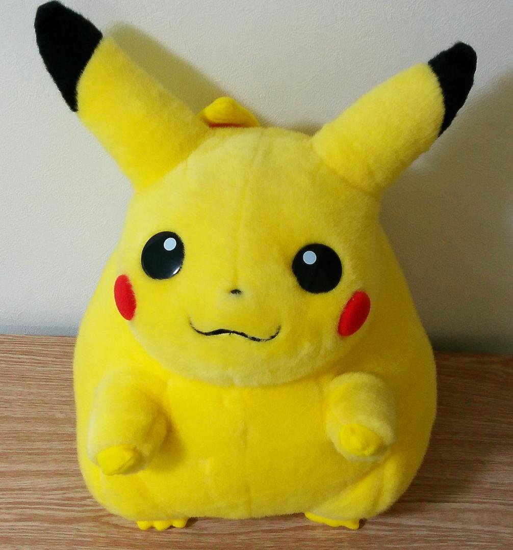 TOMY 　初期　 ピカチュウ ぬいぐるみ 　大きいサイズ　トミー製　当時品