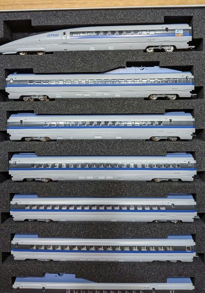 JR 山陽新幹線 500-7000系 プラレールカー 8両セット