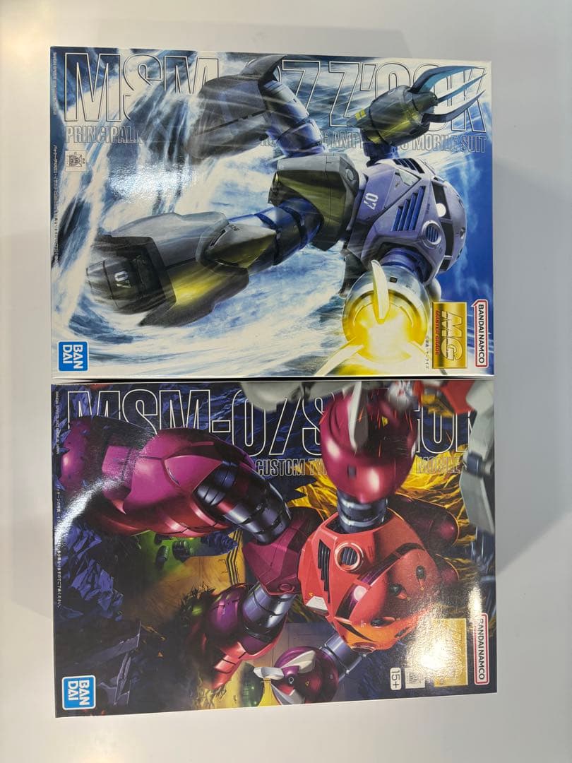 MG MSM-07 ズゴック & MSM-06S シャア専用 ズゴック