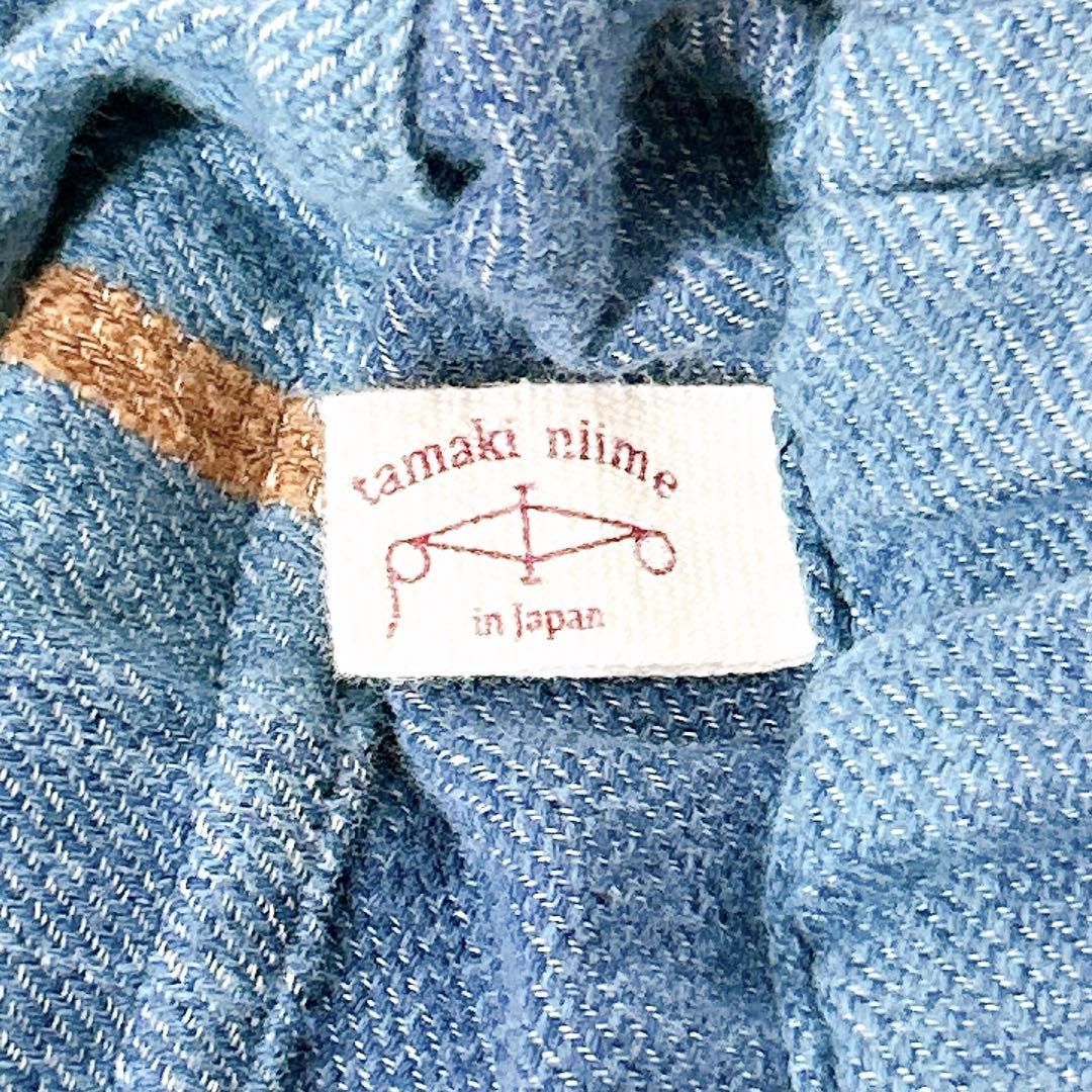 tamaki niime タルンパンツ　ショート　ブルー系