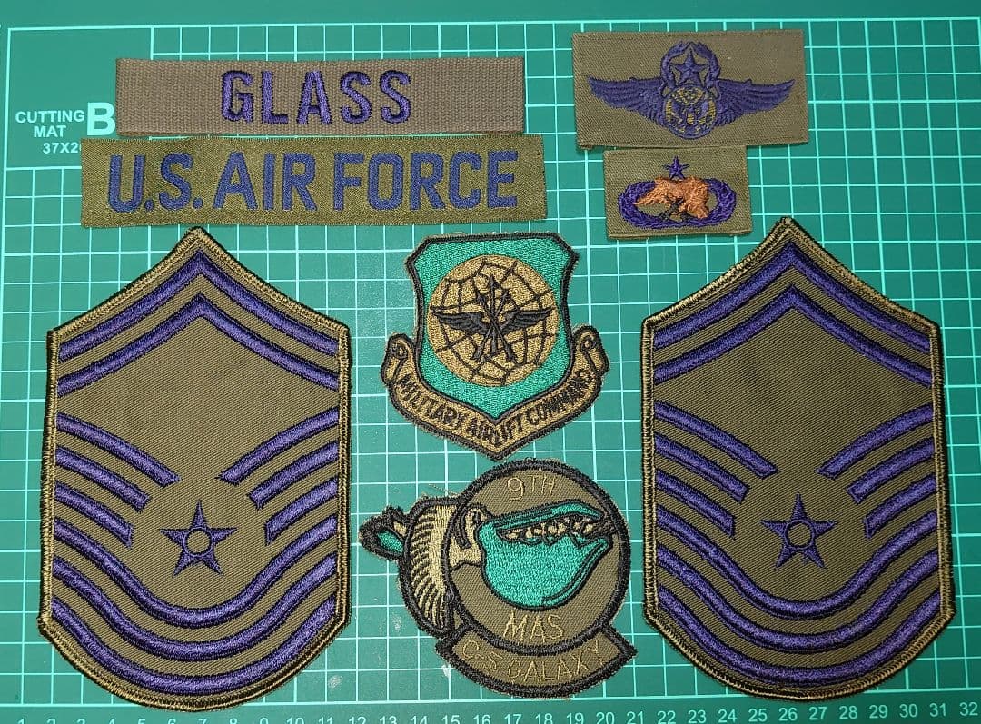70〜80年代米空軍 ジャケットパッチセット ワッペン フライトジャケット