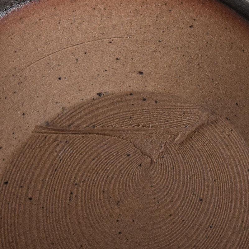 茶道具　暁窯　岡田暁山造　茶入　仕覆付　共箱　V　7881