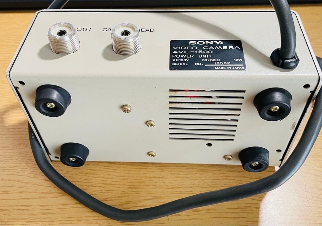 レア【51年前のポータブルカメラ】SONY AVC-1500本体+電源　ジャンク