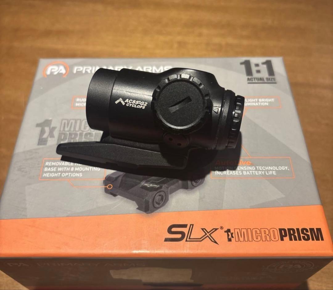 primary arms slx 1x microprism 実物　サイト