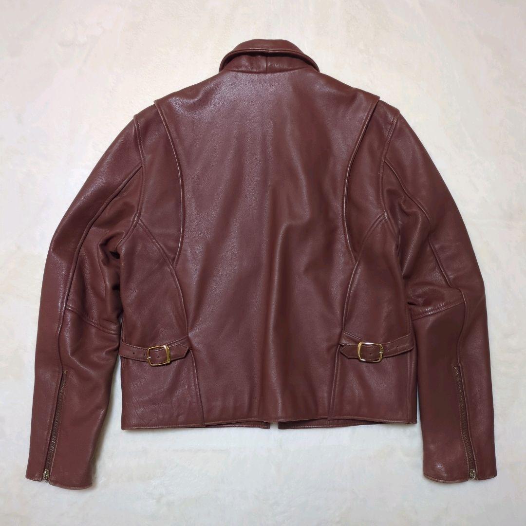 ulcolow アルコロウ レザージャケット ライダース 牛革 カウスキン 茶色