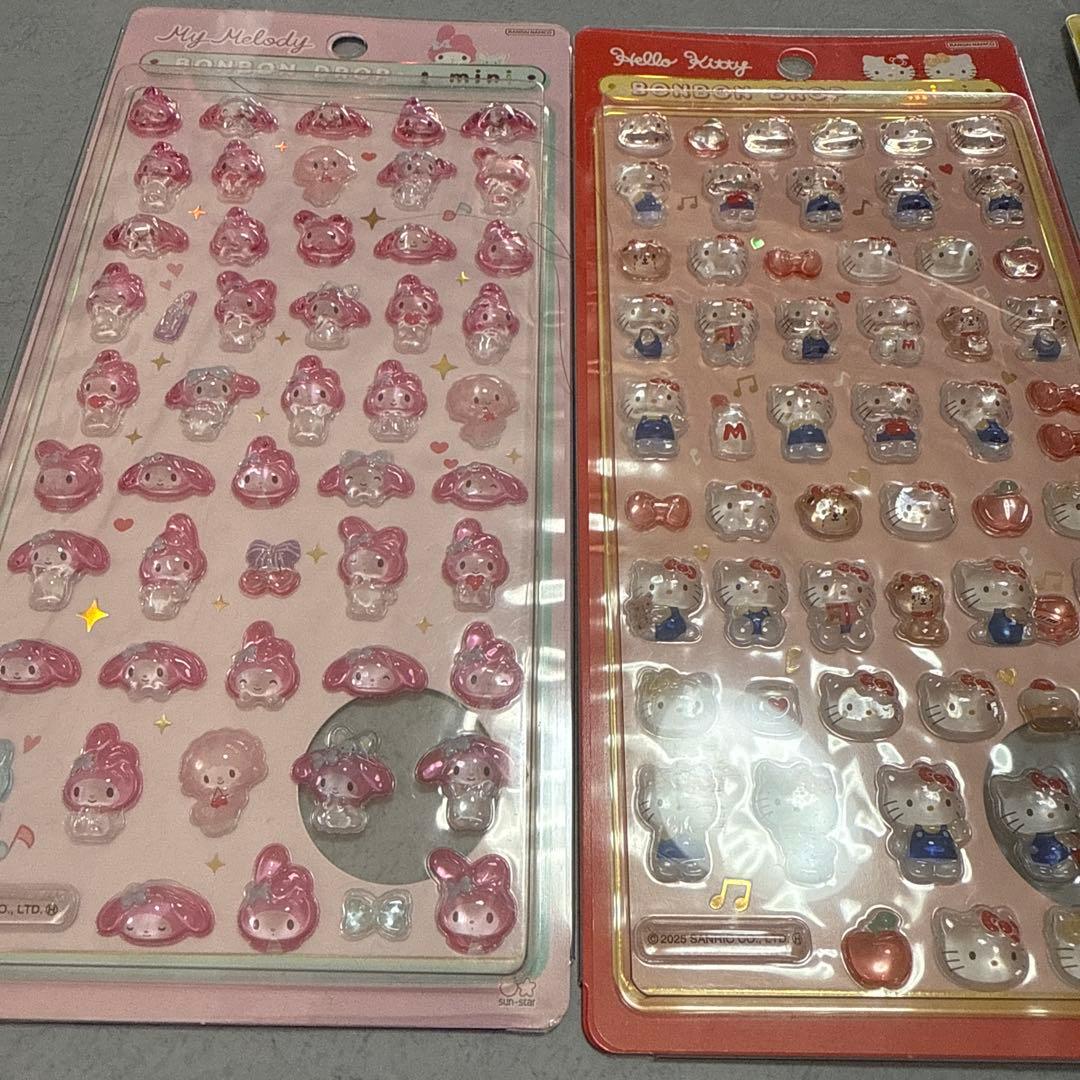 正規品　サンリオミニ　ボンボンドロップシール　8種セット　コンプリート