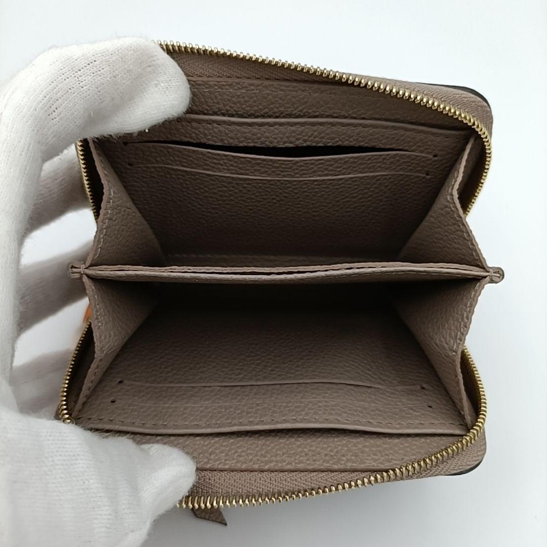 ルイヴィトン モノグラム　アンプラント　ジッピーパース　ベージュ　箱・袋付