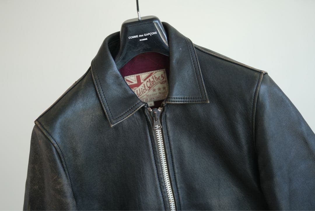 ADDICT CLOTHES アディクトクローズ 羊革 シングルライダース 36