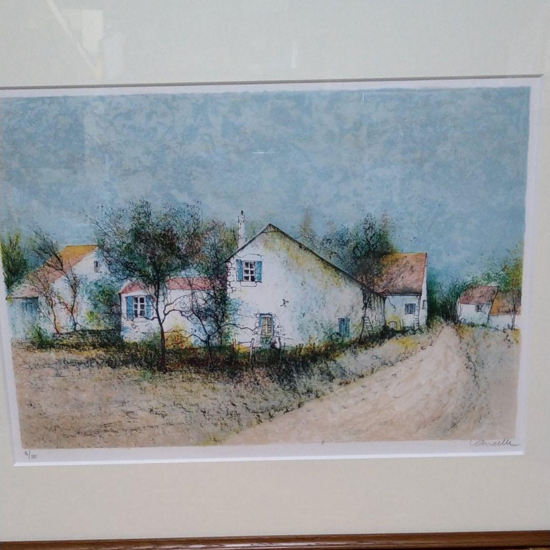 版画額付き　作者不詳