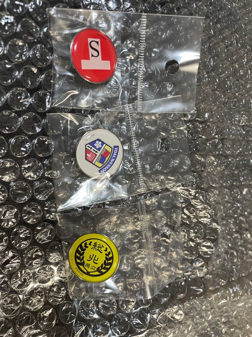 弱虫ペダル トールウェッソン大学 筑士波大学 総北高校 ピンバッジ