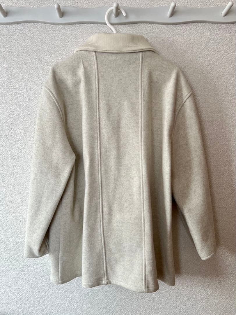 ジャケット・アウター lawgy/2way neck front double point coat