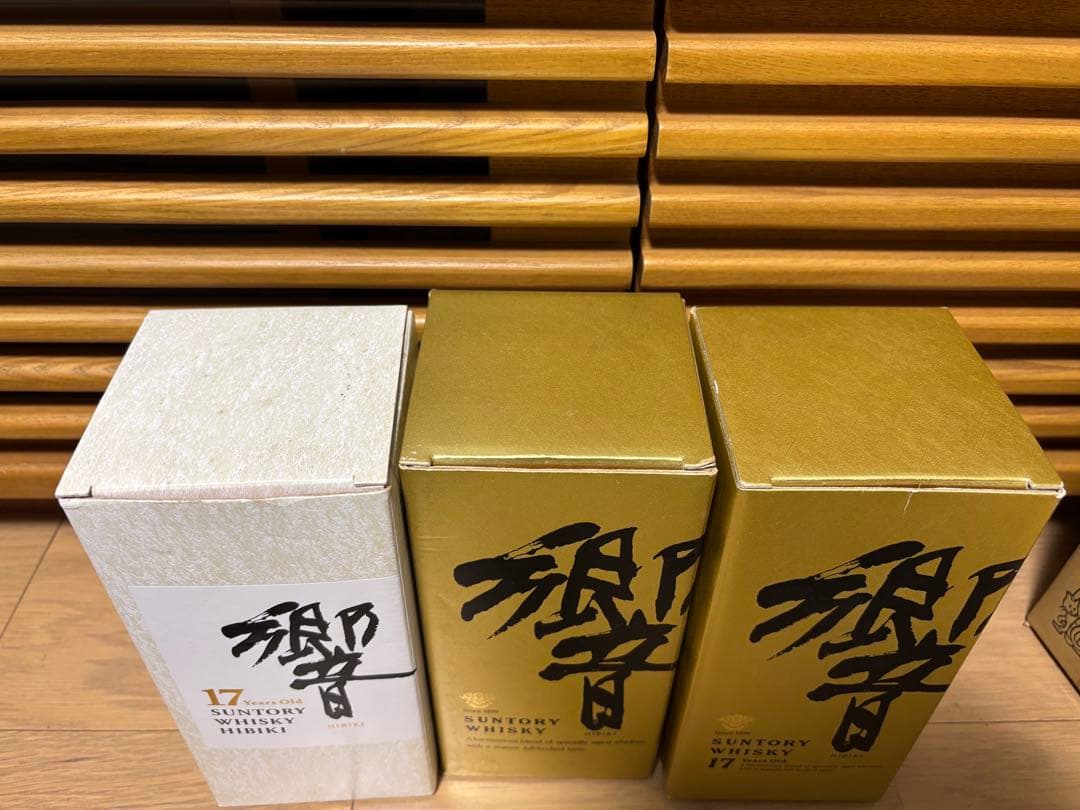 響、響17年空箱6個セット 中身無し