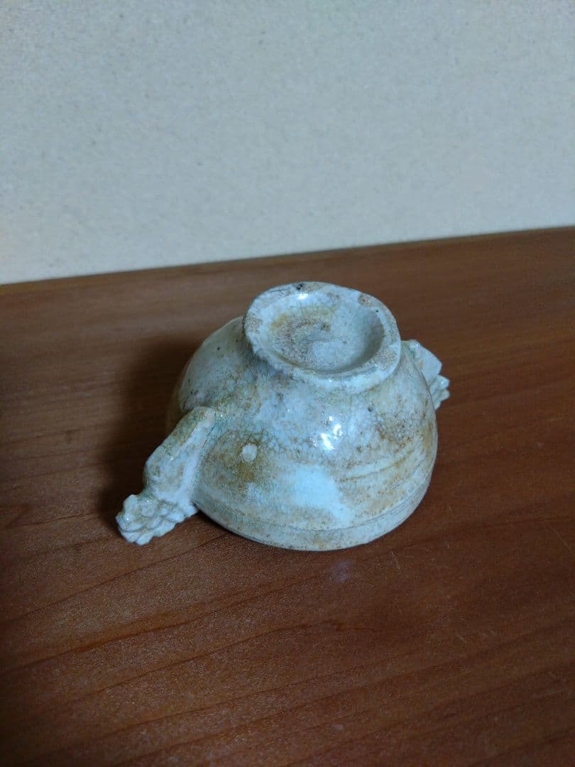 李朝 白磁    金海 耳盃