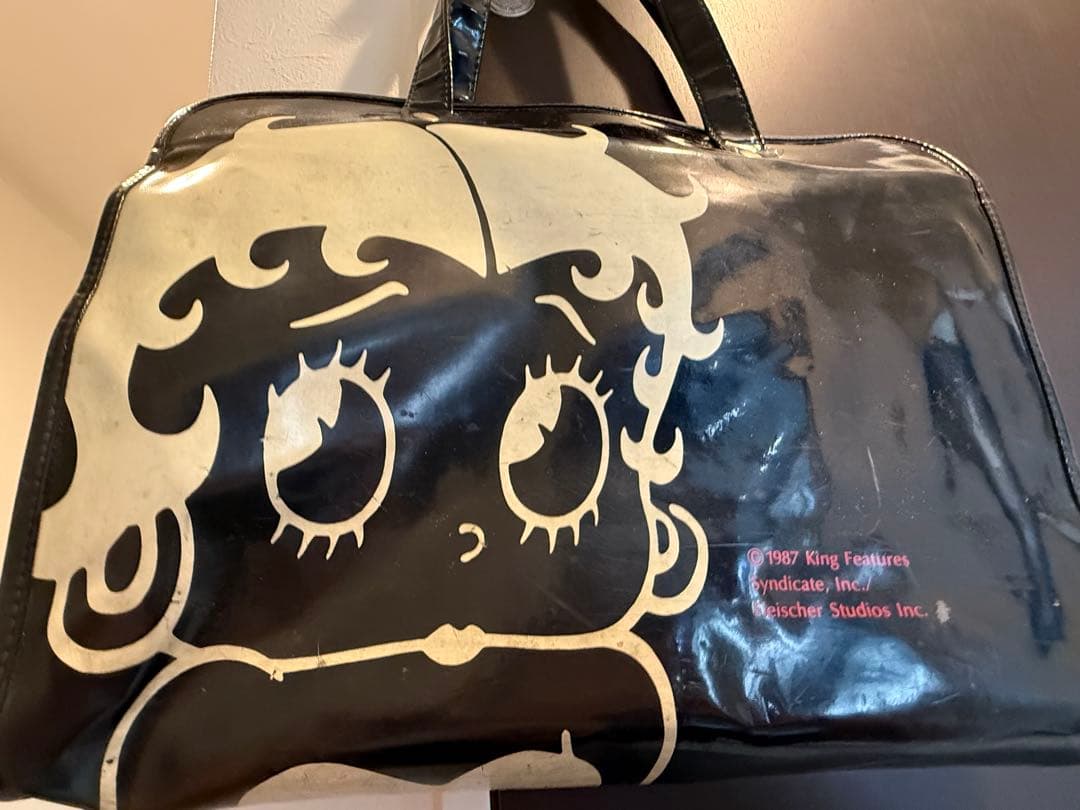 昭和50年代物『ベティちゃん』ヴィンテージBetty Boopエナメルバッグ