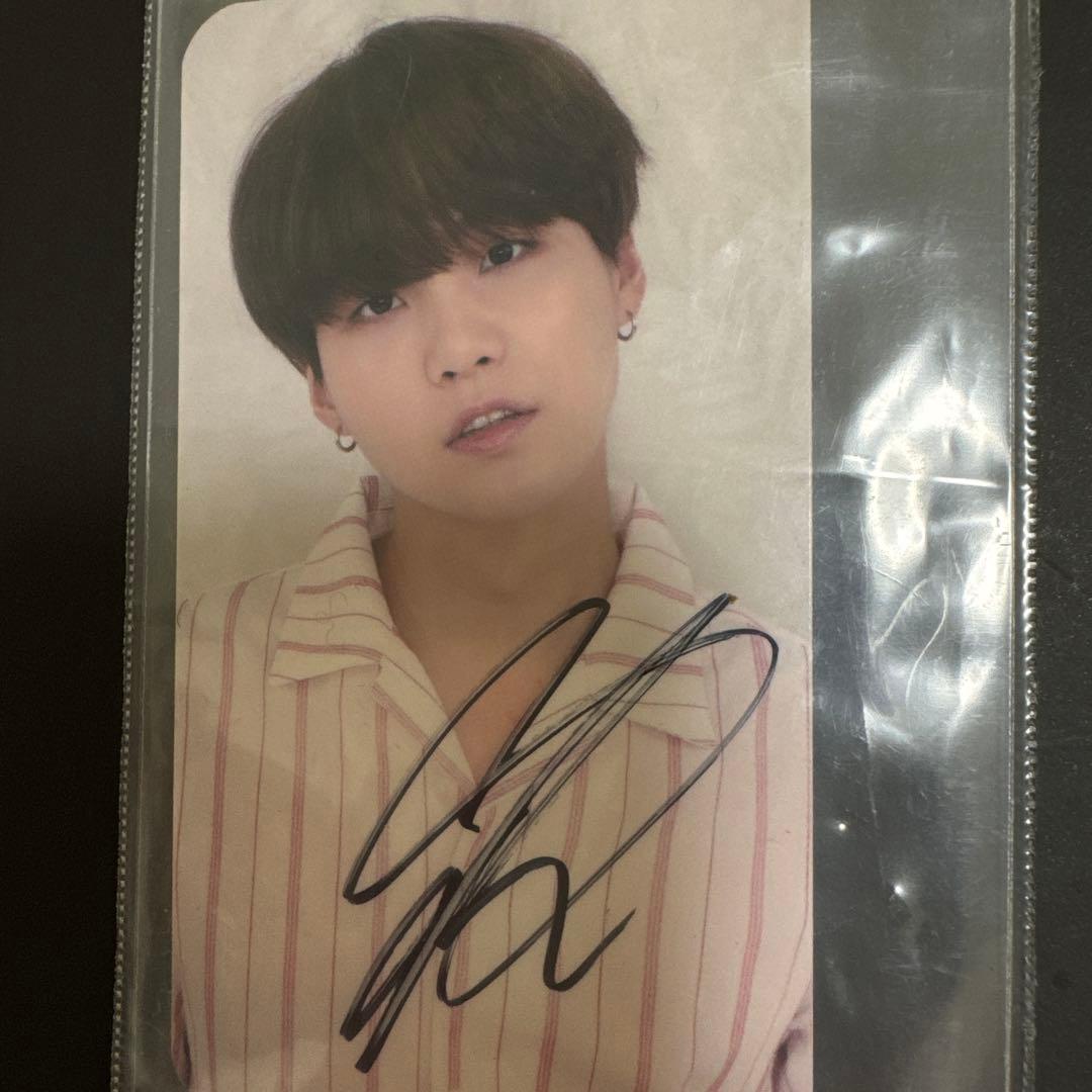 BTSサイン入りフォトカード K-POP アイドル