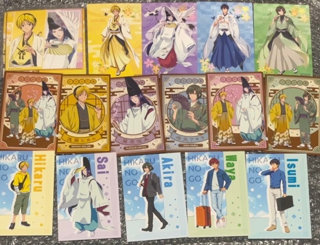 ヒカルの碁　グッズセット　塔矢アキラ　進藤　佐為　花鳥風月　花札　旅行