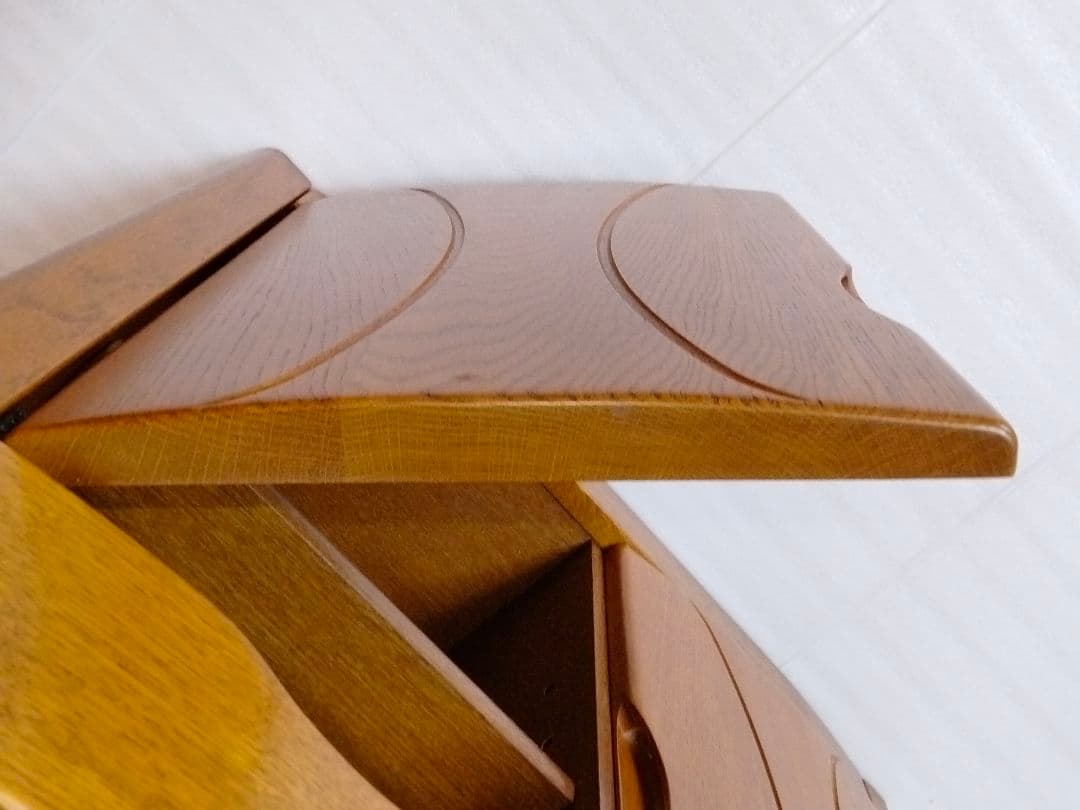 【展示美品】浜本工芸 HAMAMOTO 電話台 FAX台 飾り棚 サイド