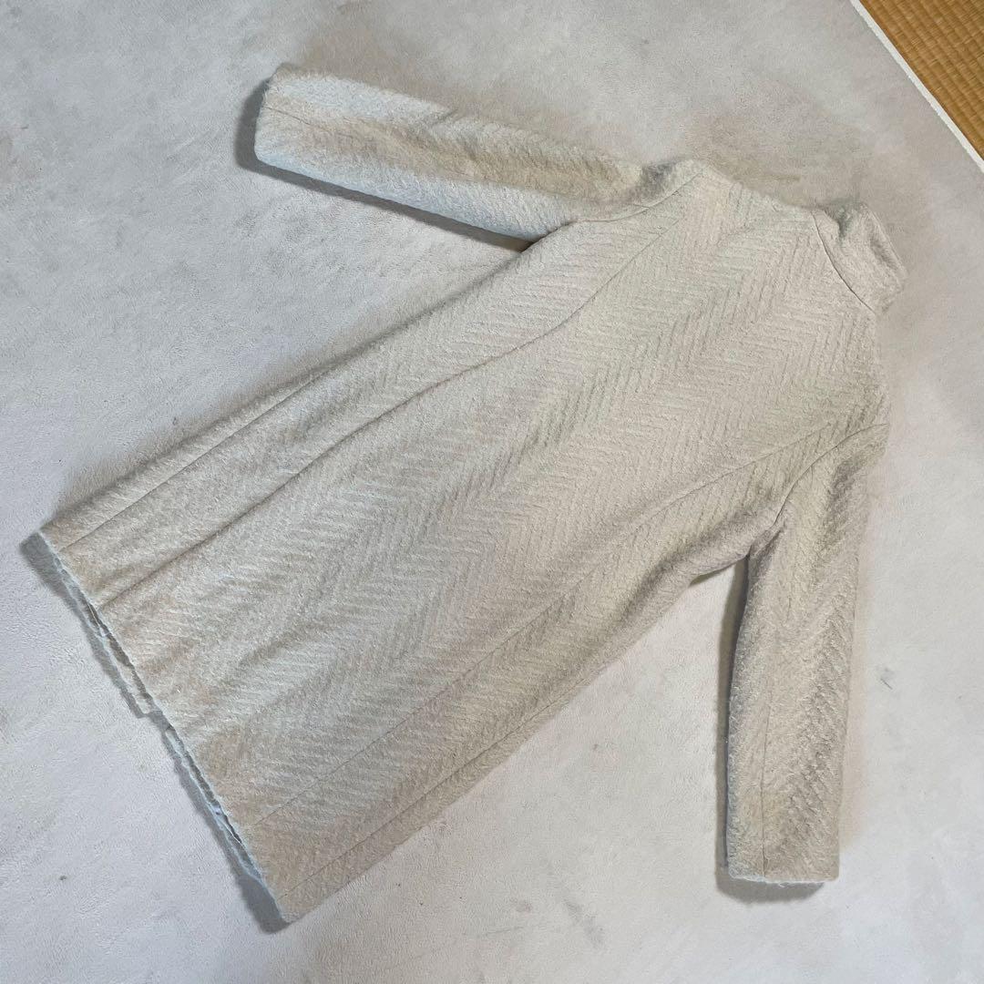 JIL SANDER ロングコート　 アルパカ　シルク　混　38