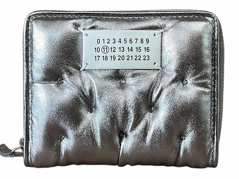 未使用保管品 メゾンマルジェラ グラムスラム ナッパレザー スモール ウォレット