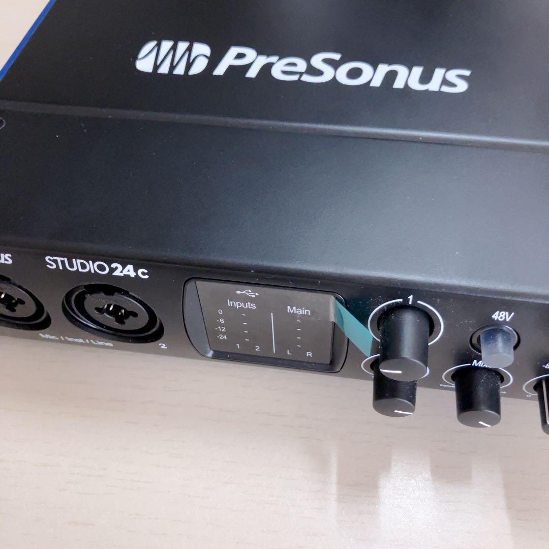 studio24c PreSonus オーディオインターフェース