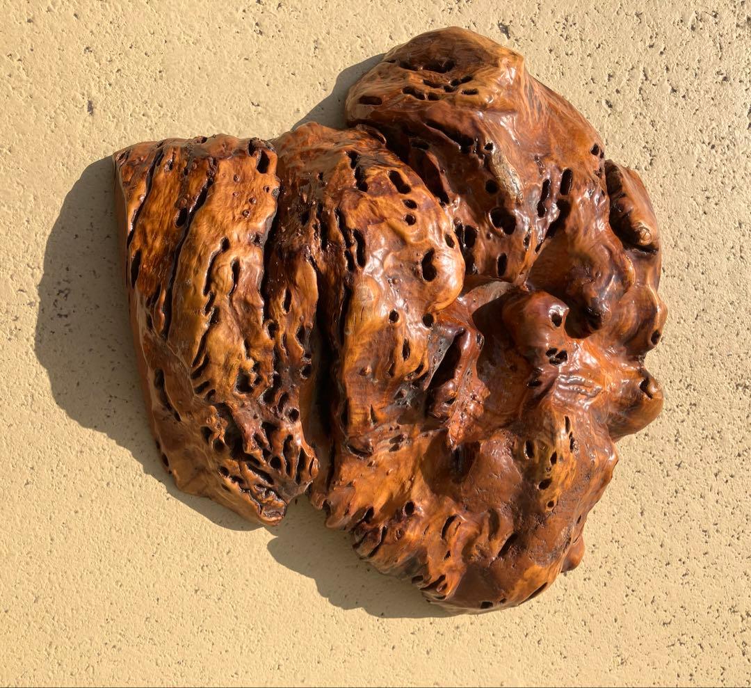 自然木　インテリア装飾　盆栽台　天然木　瘤　原木　花台　玉杢　ビンテージ　骨董台