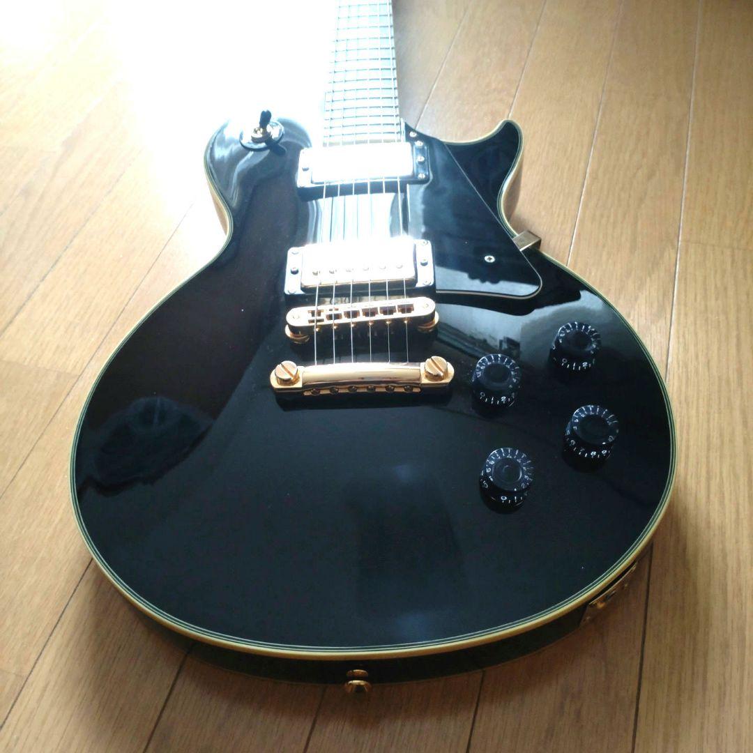 Legend ブラック エレキギター レスポールカスタムタイプ