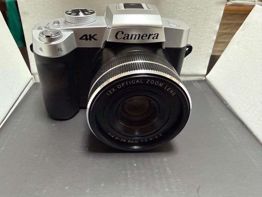 4K Camera 12倍光学ズーム Wi-Fi機能　デジカメ