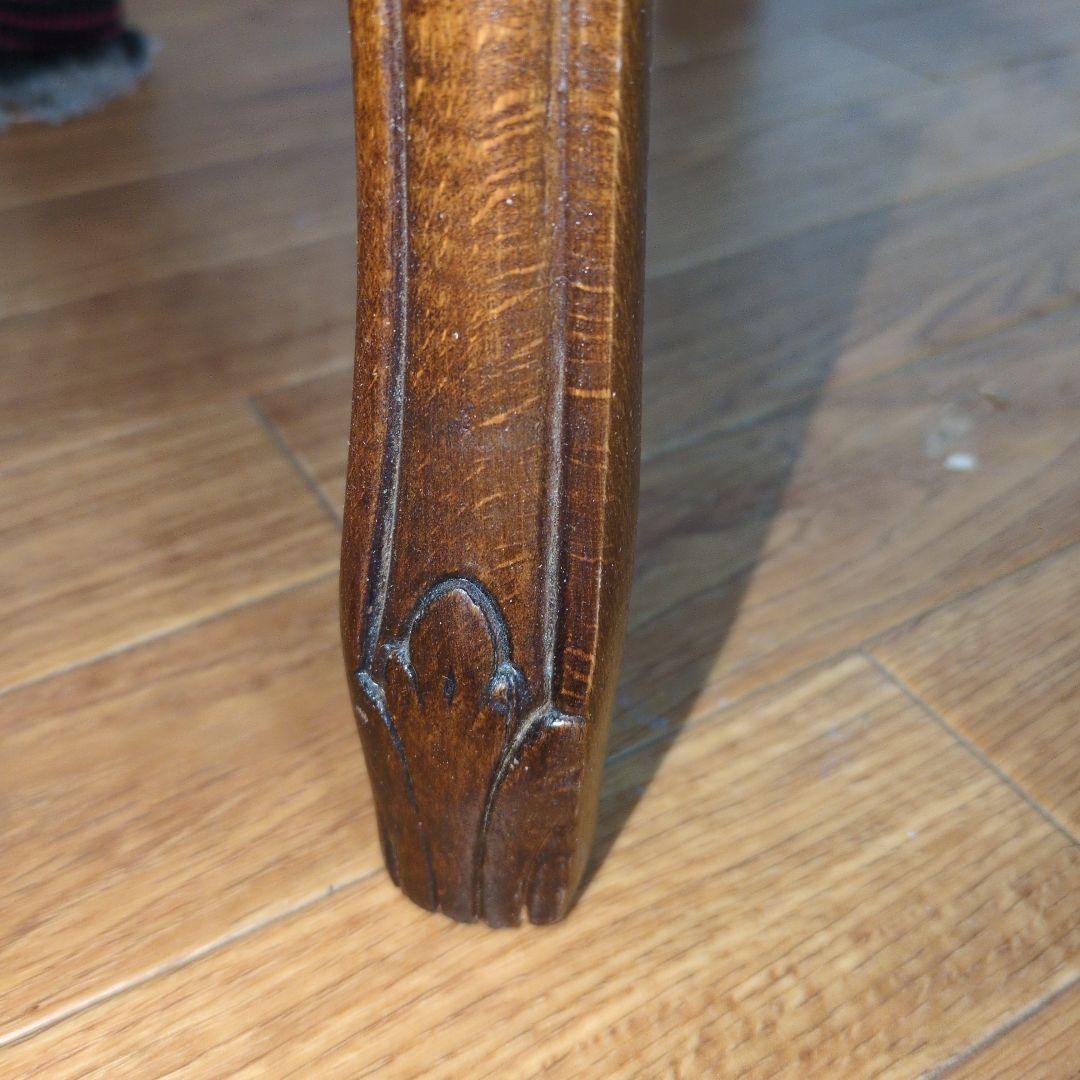 ★バリ本物 当時物★昭和レトロなアンティーク調 猫脚 ロココ調 チェア