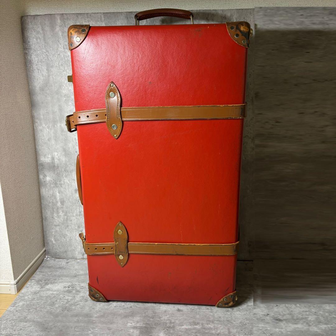 希少✨グローブトロッター トランクケース レザーキャリー オレンジ