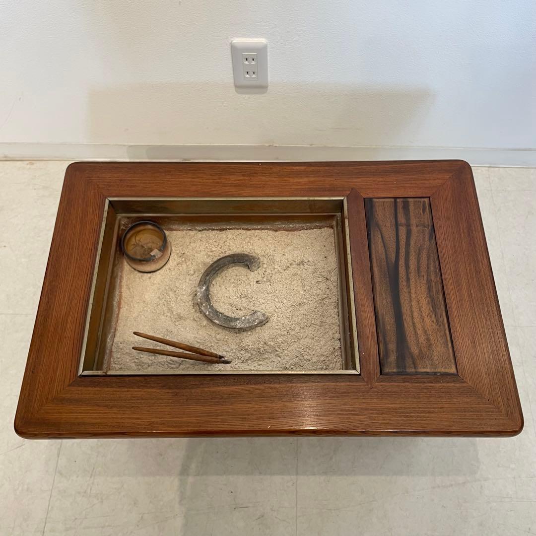 長火鉢 箱火鉢 小型 囲炉裏 木製 アンティーク