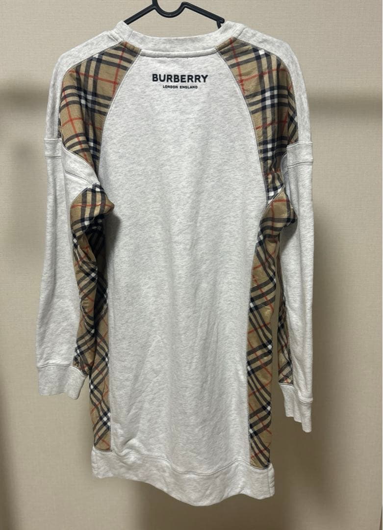 バーバリー BURBERRY 近年 スウェット ワンピノバチェック　大人もOK