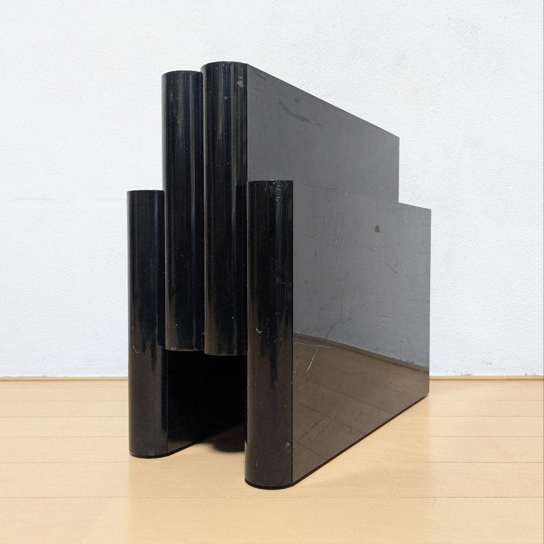 希少 Kartell カルテル ポルタリビステ マガジンラック ブラック ①