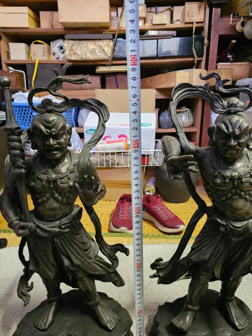 値下げ限界‼️金剛力士像 阿吽 一対