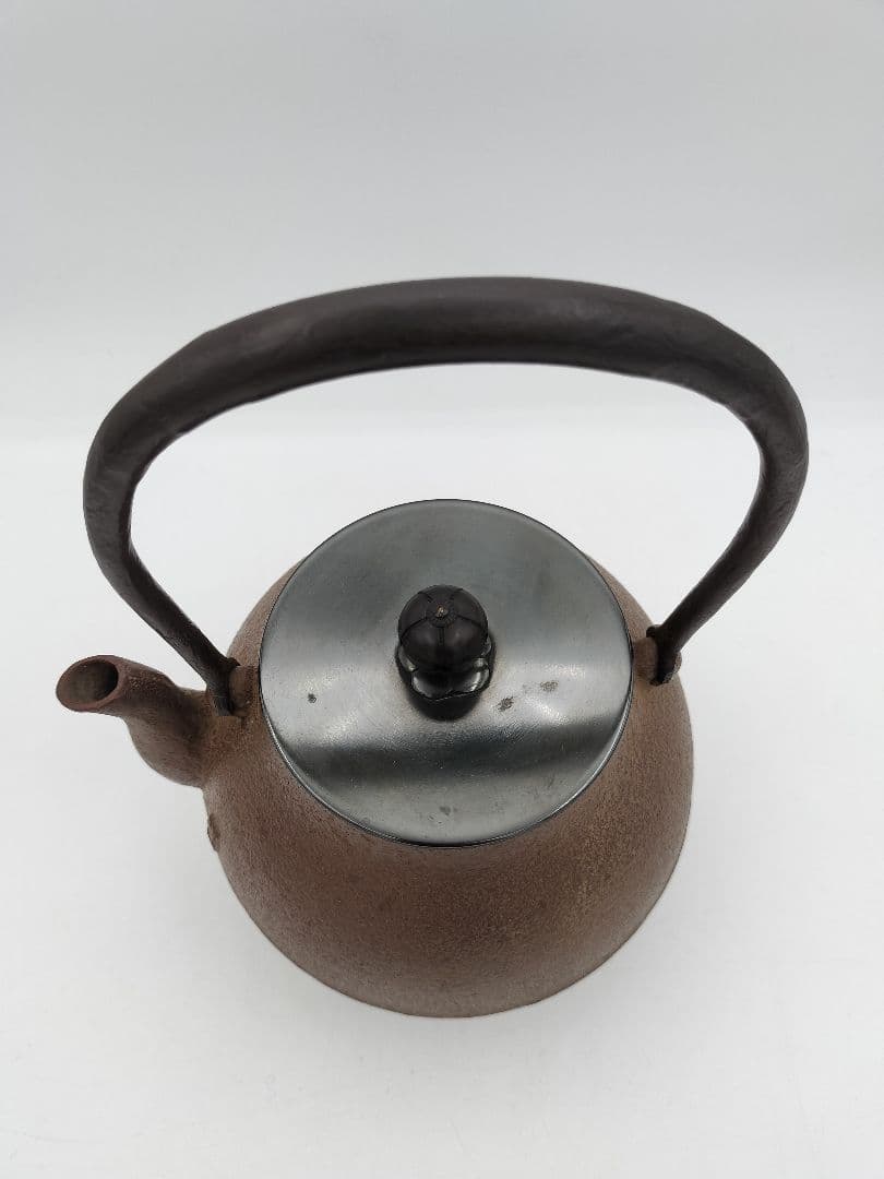 b576 鉄瓶 鶴首 菊地政光 木箱 茶道具 古物