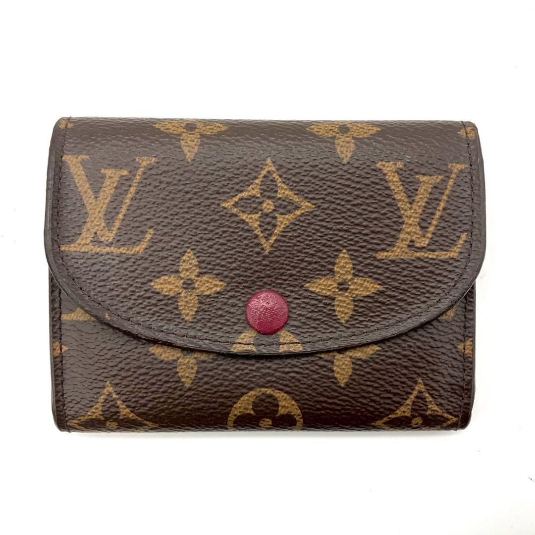 リコ♪専用ルイヴィトン ポルトモネ ロザリ ケース モノグラム フューシャ