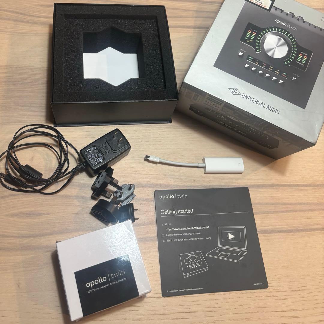 UAD Apollo Twin mk2 DUO TB変換ケーブル付き