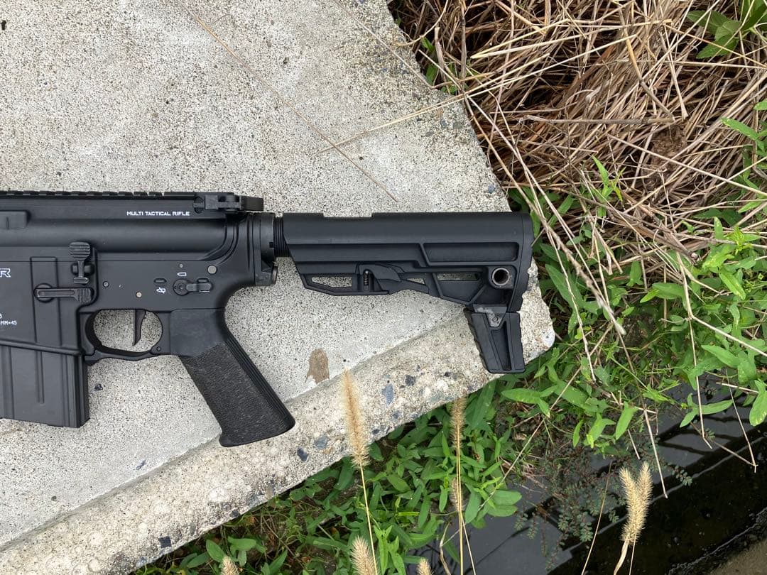 東京マルイ製ガスブローバックマシンガン　MTR-16 シルバー　中古　M4MWS