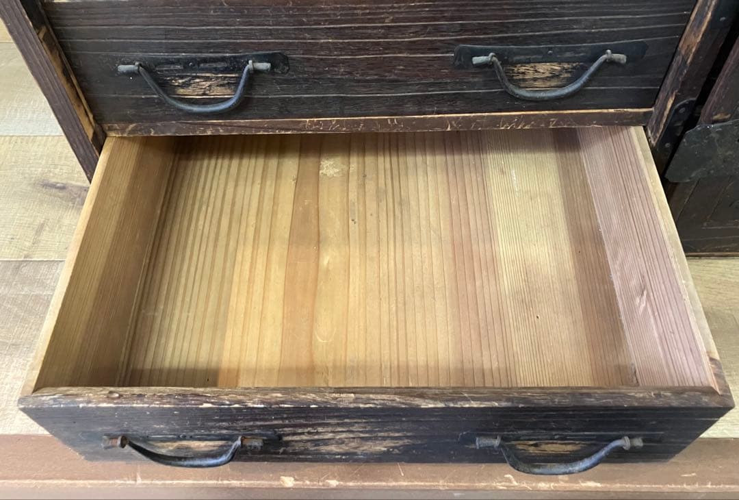 【時代箪笥】明治 大正 骨董品 収納 引き出し インテリア アンティーク