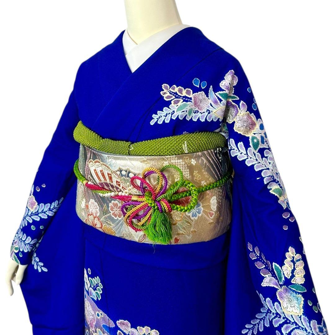 みりん　振袖フルセット　辻が花　Lサイズ　幅広