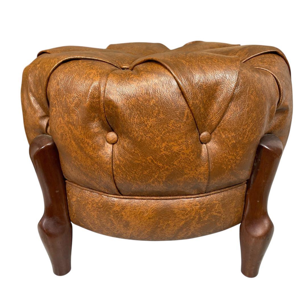 【美品】マルニ木工 ベルサイユ オットマン ブラウン②