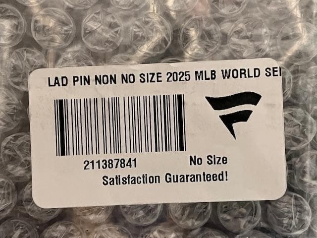 大谷翔平ドジャース25WSチャンピオン5PINラペルピンパッチセットUS限定品