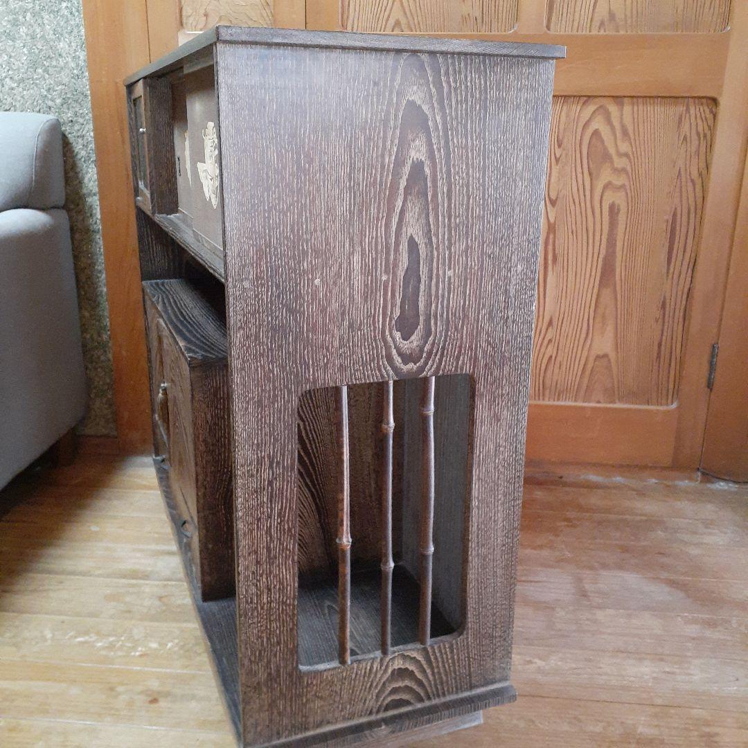 最終価格【昭和レトロ】茶棚 茶箪笥 飾り棚 アンティーク 古民家 長期保管品