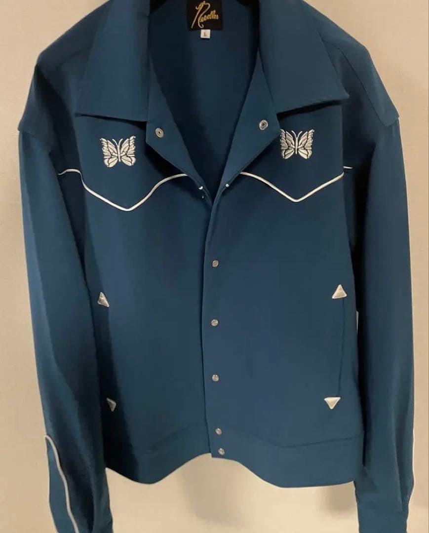 Needles Piping Cowboy Jacket Lサイズ ブルー