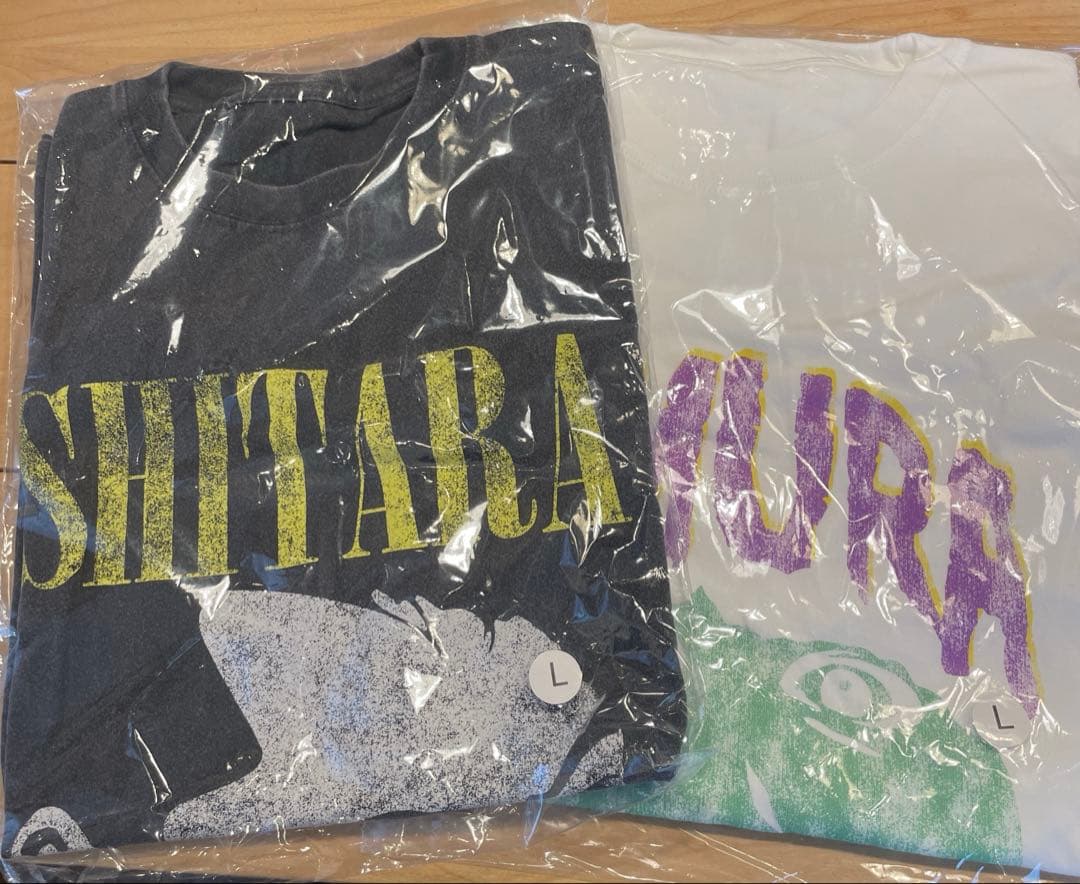 バナナマン 顔 TEE 　Tシャツ 2枚セット　L