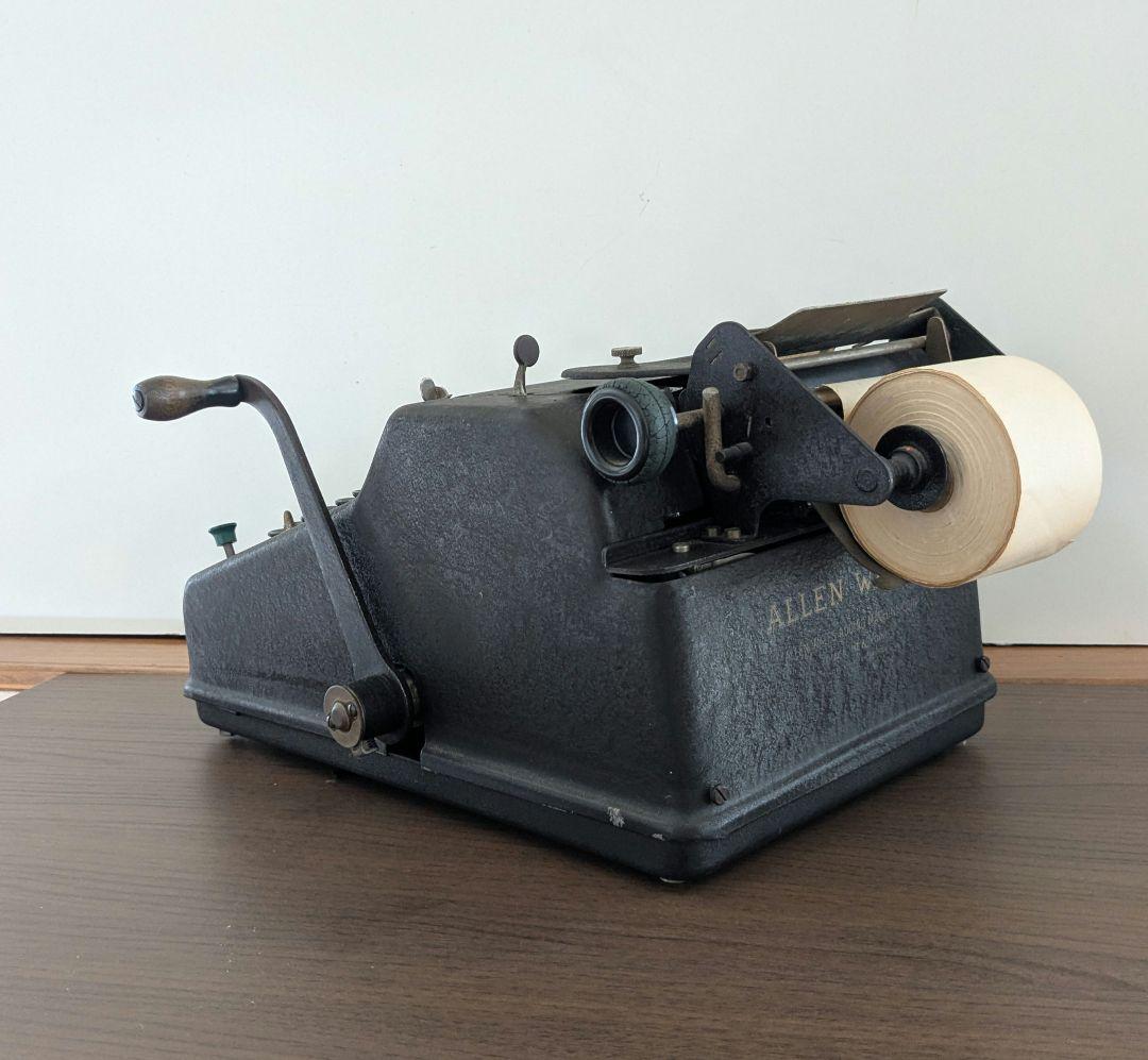 アメリカ　NY アンティーク　計算機　ALLEN WALES